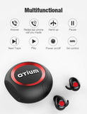 Wireless Earbuds Bluetooth Headphones, True Wireless Earbuds Bluetooth 5.0 Earphones Stereo Hi-Fi Sound Deep Bass Bluetooth Headset with Wireless Charging Case for Gift